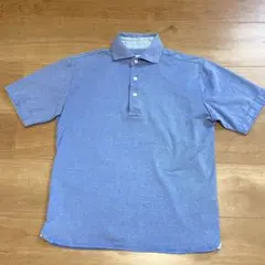 【BEAMS HEART】ポロシャツ ブルー Mサイズのサムネイル
