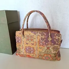 龍村美術織物 和装用バッグ 唐花雙鳥長斑錦 - メルカリ