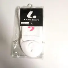 LUCENT ソックス 22-25cm ホワイト ピンク テニスソックスのサムネイル
