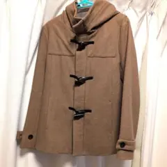 STUDIOUS キャメル ダッフルコート フード付き