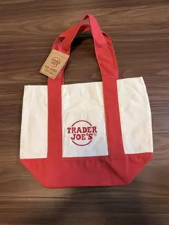 【アメリカ限定】トレジョ　ミニトート　レッド　新品　　タグ付き