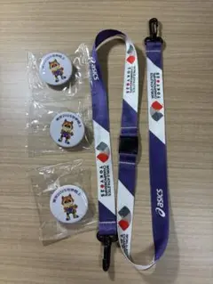 【非売品】東京世界陸上2025公式ストラップ、りくワン缶バッジ2種4点セット