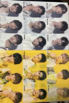 Snow Man クリアファイル 4枚、会報、フェイスカード