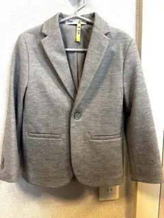 ボーイズ ソフト テーラードジャケット グレー