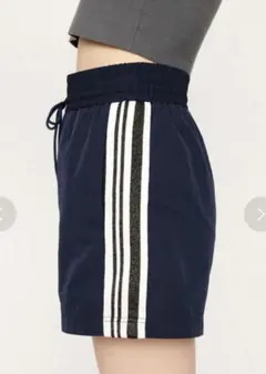 SLY（スライ）DROST LINE ショートパンツ ネイビー