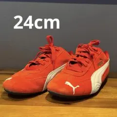 PUMA スピードキャット スニーカー レッドスエード