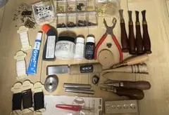 レザークラフト用工具セット