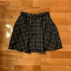 オリーブデオリーブ　ギンガムチェックのスカート