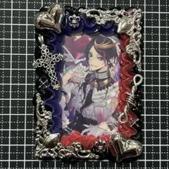 ホイップデコトレカケース　赤×紫×黒　硬質ケース