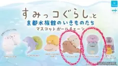 すみっコぐらし　京都水族館限定カプセルトイ　とかげ＋ねこ