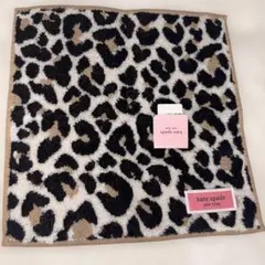 未使用タグ付き spade ヒョウ柄タオルハンカチ
