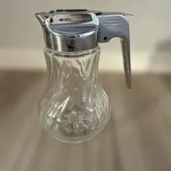 未使用】オールドパイレックスPYREX 片手鍋 約15.5cm 耐熱ガラス