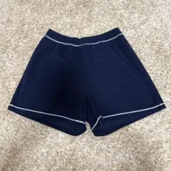 GU ジーユー ネイビー ショートパンツ レディース パジャマ ルームシェア Sのサムネイル