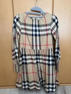BURBERRY 半袖 チェック柄 シャツワンピース - メルカリ