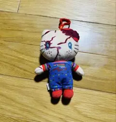 新品　ハローキティ チャッキー ぬいぐるみキーホルダー