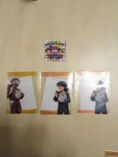 忍たま乱太郎マンシール　シークレット、クリアカード　セット