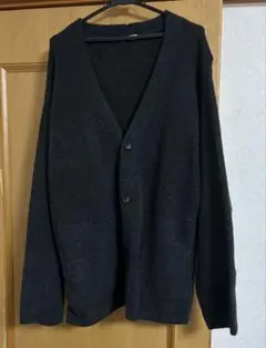 GU カーディガン　ブラック　L
