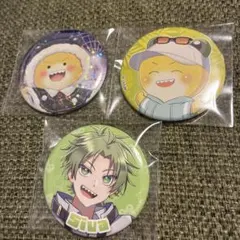 カラフルピーチシヴァさん缶バッジ3個セット