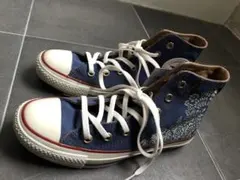 ［タグ付　未使用］コンバース　オールスター フラデニHI  デニム