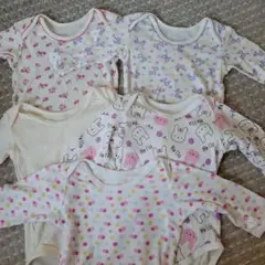 肌着女の子長袖5枚セット