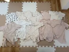 【ベビー肌着11着まとめ売り/50-60cm】短肌着6着・コンビ肌着5着