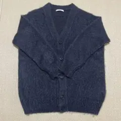 新品　人気　半額以下　SLOANE 5G モヘア ウール カーディガン 日本製 SLOANE (スローン) 5G モヘアシャギー Vネックカーディガン ニット