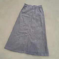 コーデュロイ タイトスカート