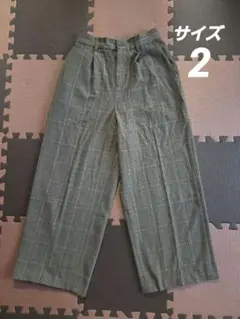 ワイドパンツ あったか