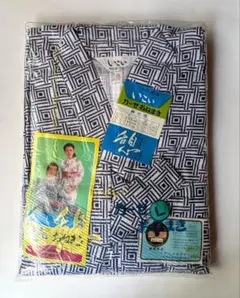 男性浴衣　おねまき L サイズ　ガーゼ　綿100% 日本製