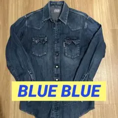 ブルーブルー　デニムシャツ　ウエスタンシャツ
