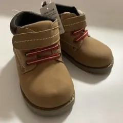 新品　タグ付き　ベビーシューズ　ハイカットブーツ　ブラウン　茶色　15cm