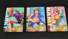 ONE PIECE 【ルフィ・ナミ・フランキー】３枚セット