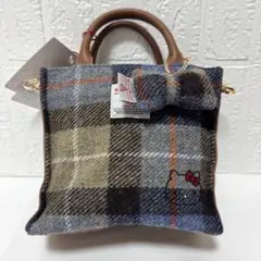 Harris Tweed‪ ✕‬ ハローキティ コラボ 2WAYショルダーバッグ