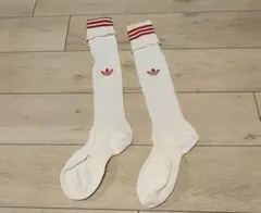 adidas トレフォイル ハイソックス ホワイト レッドのサムネイル