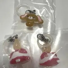 サンリオ　ゆるっとめじるしアクセサリー　マロンクリーム　くろうさ　3個セット
