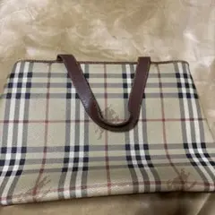 BURBERRY LONDON　トートバッグ　ノバチェック　シャドーホース