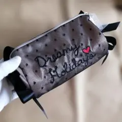 【ジルスチュアート】Dreamy Holidays ドット柄 チュール ポーチ