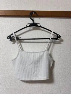 DIVIDED H&M ホワイト クロップトップ