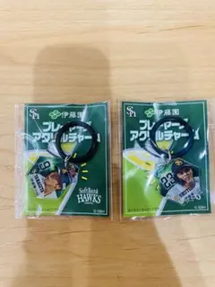 福岡ソフトバンクホークス 柳田悠岐 周東佑京 プレイヤーズアクリルチャーム 2種