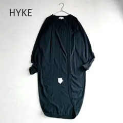 HYKE ハイク　コットンガウン カーディガン ブラックのサムネイル