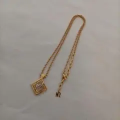 NINA RICCI ニナリッチ ネックレス ゴールド NRロゴ レディース