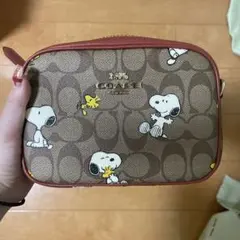 coachスヌーピートートバッグ