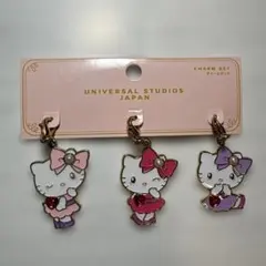 【匿名配送】ユニバ キティちゃん チャームセットのサムネイル