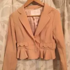 LIZLISA テーラードジャケット ピンクベージュ