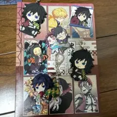 鬼滅の刃 冨岡義勇 竈門炭治郎 竈門禰豆子 不死川玄弥 缶バッジ キーホルダー