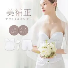 美補正 ブライダルインナー 4点セット　D75
