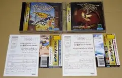 【帯&ハガキ付き】パンツァードラグーン セガサターン SS 2点セット