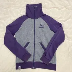 y2k PUMA トラックジャケット 平成レトロ 紫 グレー