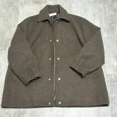 remer loose melton coach jacket ブラウン S