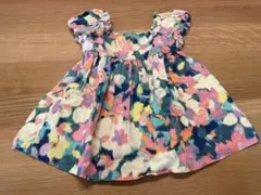 【未使用】babyGAP 12-18m(80cm相当) 花柄ワンピース